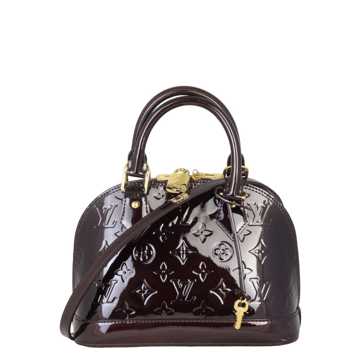 Louis Vuitton Alma BB Monogram Vernis | Amarante GHW