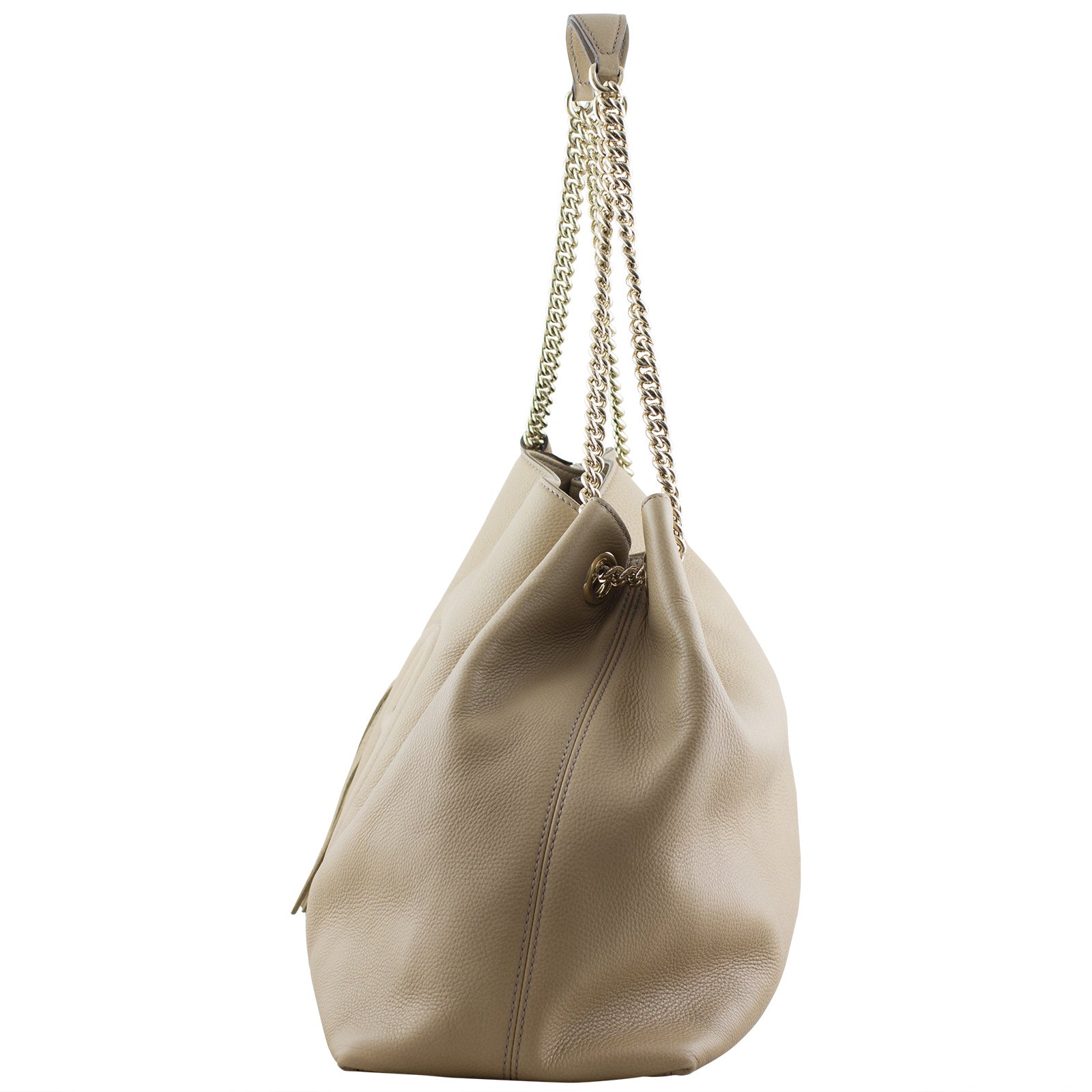 Gucci Soho Chain Shoulder Bag Large Left