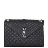 Saint Laurent Monogram Mix Matelasse Envelope Chain Bag Large