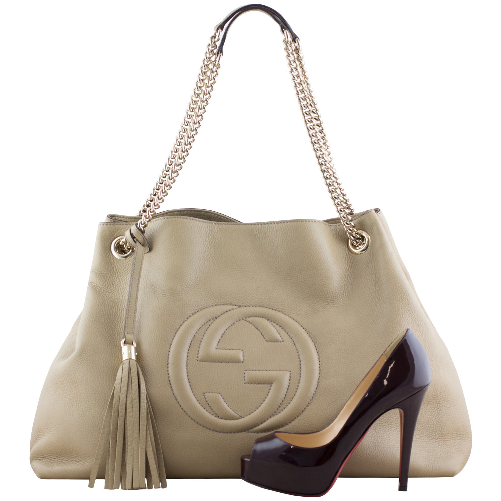 Gucci Soho Chain Shoulder Bag Large Scale