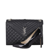 Saint Laurent Monogram Mix Matelasse Envelope Chain Bag Large