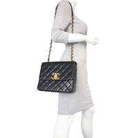 Chanel Classic Flap Square Large Vintage man