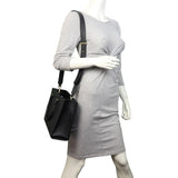 Prada Saffiano Embossed Logo Tote Medium