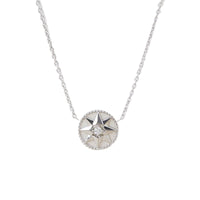 Dior Rose des Vents Diamond Mother-of-Pearl 18k White Gold Necklace