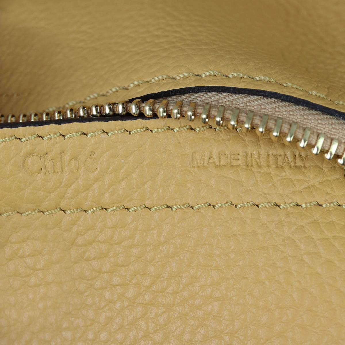 Chloe Marcie Mini Satchel Interior Stamp