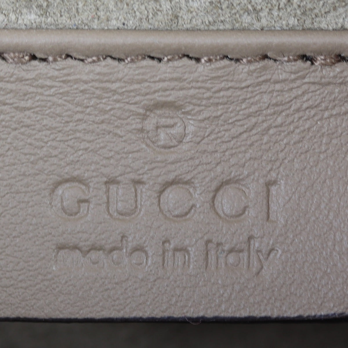Gucci Dionysus GG Supreme Mini Shoulder Bag Interior Stamp
