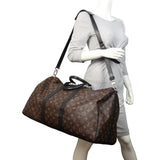 Louis Vuitton Keepall 55 Bandouliere Monogram Macassar