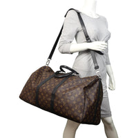 Louis Vuitton Keepall 55 Bandouliere Monogram Macassar