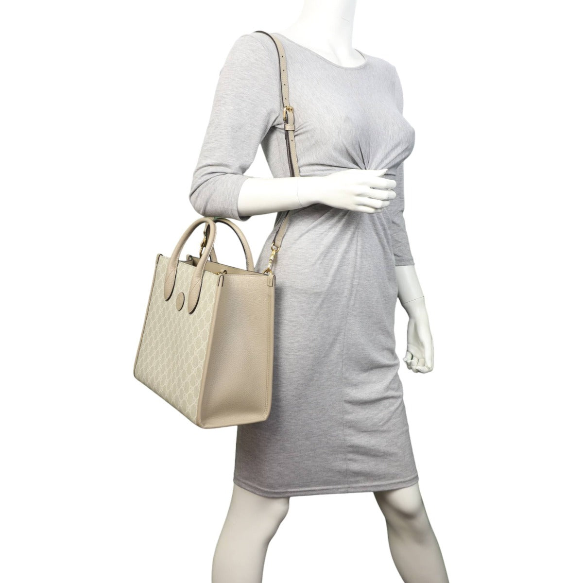 Gucci GG Supreme Interlocking G Tote Small