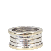 Bvlgari B.Zero1 18k White Gold Four Band Ring
