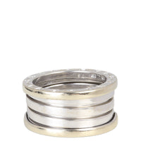 Bvlgari B.Zero1 18k White Gold Four Band Ring