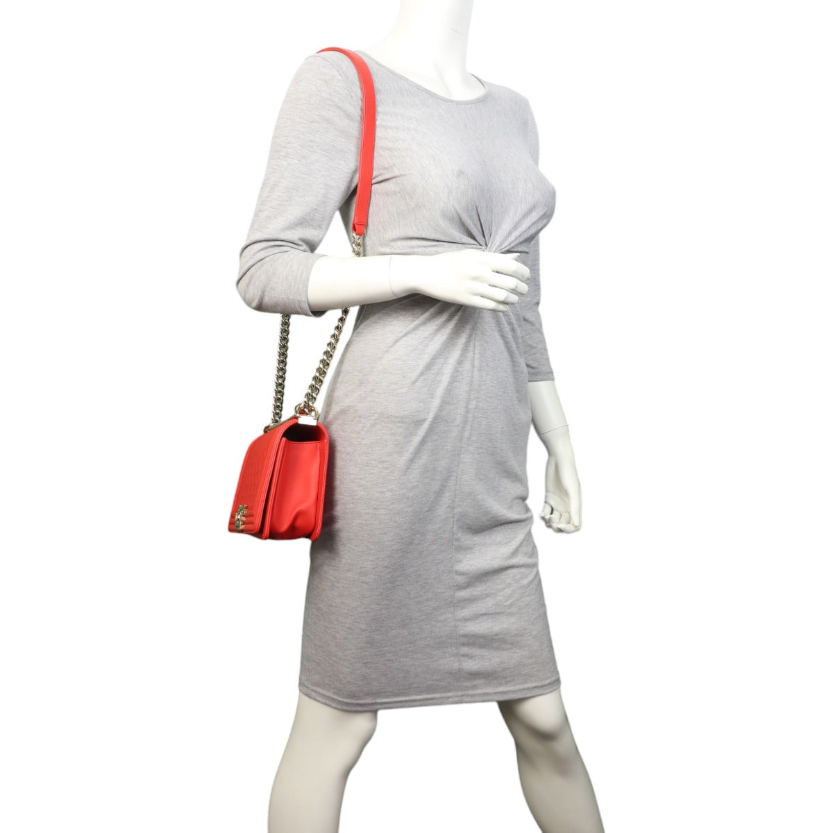 Chanel Boy Old Medium | Red