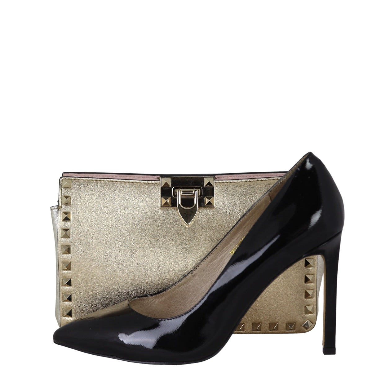 Valentino Rockstud Clutch on Chain