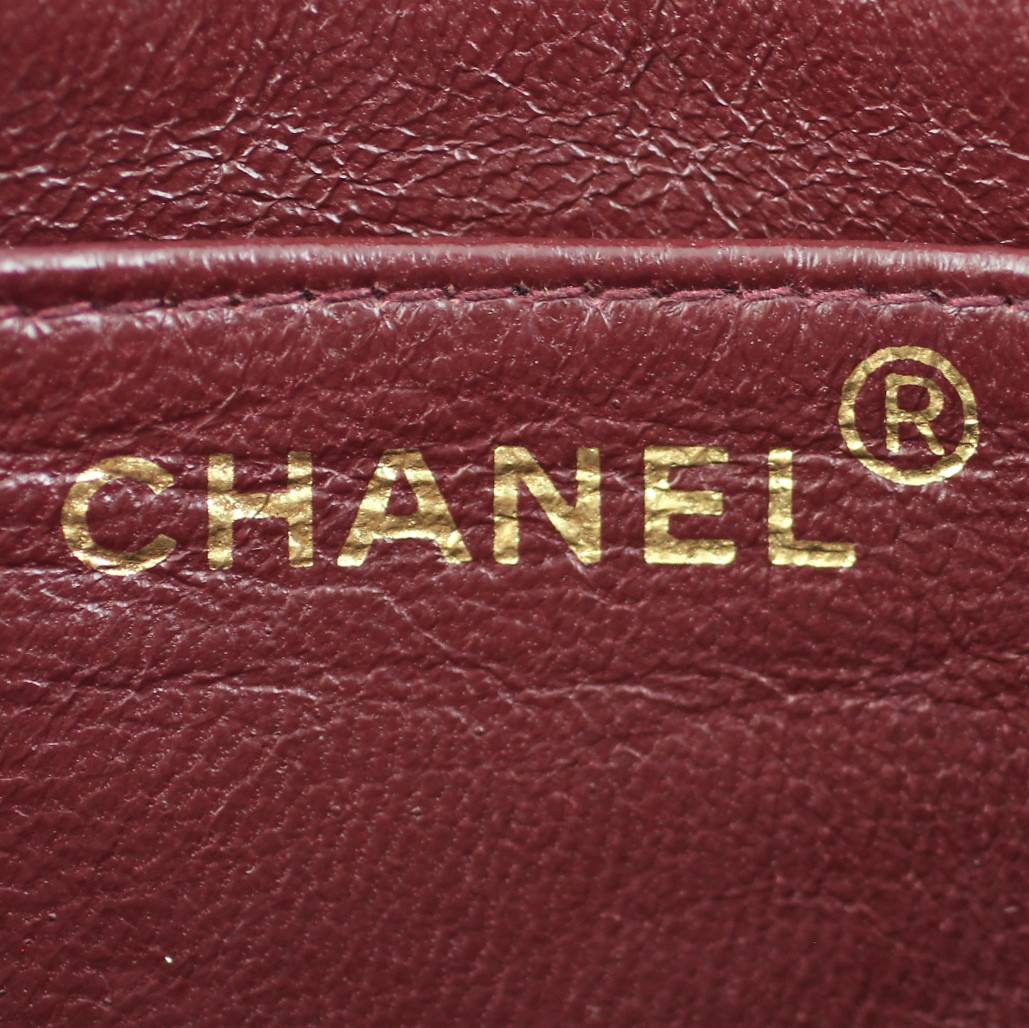 Chanel Classic Flap Square Large Vintage stamp