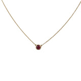 Tiffany & Co Elsa Peretti Color by the Yard Ruby 18k Yellow Gold Necklace