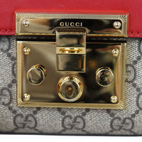 Gucci GG Supreme Padlock Small Shoulder Bag Hardware