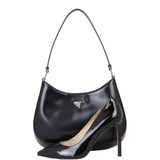 Prada Cleo Shoulder Bag Brushed Leather