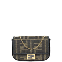 Fendi Nano Baguette Charm Jacquard