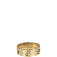 Cartier Love Ring 18k Yellow Gold