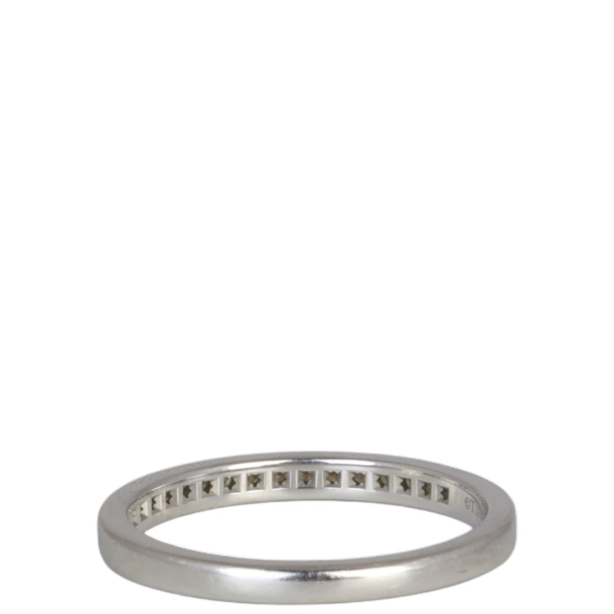 Tiffany & Co Setting Wedding Band Half Circle Diamond Platinum