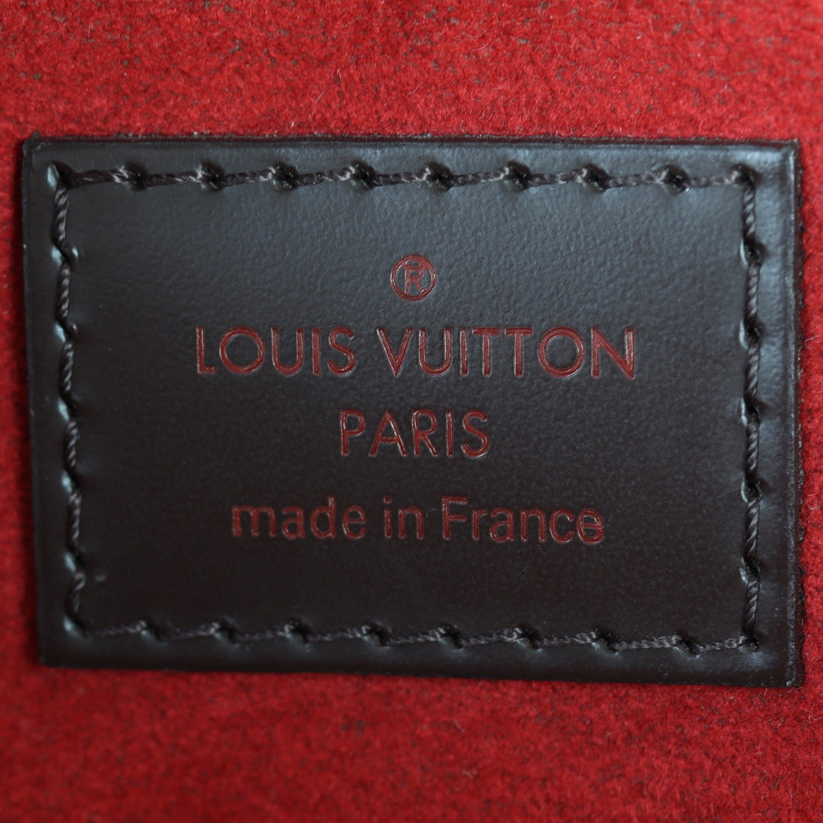 Louis Vuitton Trevi PM Damier Ebene Interior Stamp