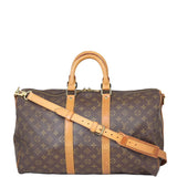 Louis Vuitton Keepall 45 Bandouliere Monogram Front
