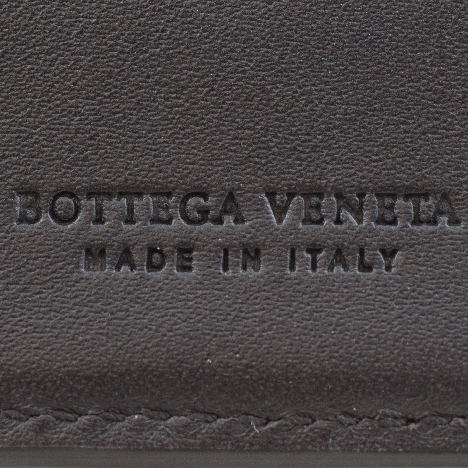 Bottega Veneta Continental Slim Wallet Stamp