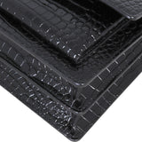 Saint Laurent Sunset Medium Croc-Embossed