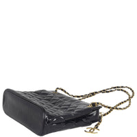 Chanel Vintage CC Quilted Tote Patent