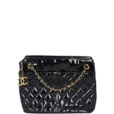 Chanel Vintage CC Quilted Tote Patent