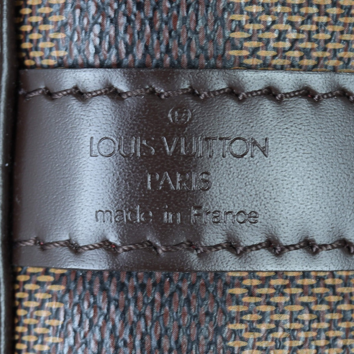 Louis Vuitton Speedy 30 Bandouliere Damier Ebene Interior Stamp