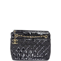 Chanel Vintage CC Quilted Tote Patent