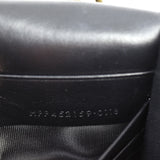 Saint Laurent Kate Tassel Chain Wallet Croc-Embossed