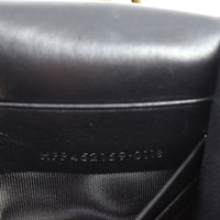 Saint Laurent Kate Tassel Chain Wallet Croc-Embossed