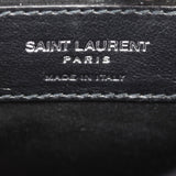 Saint Laurent Sunset Medium Croc-Embossed