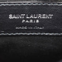 Saint Laurent Sunset Medium Croc-Embossed