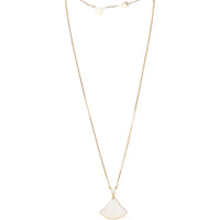 Bvlgari Diva's Dream 18k Rose Gold Diamond Mother of Pearl Pendant Necklace