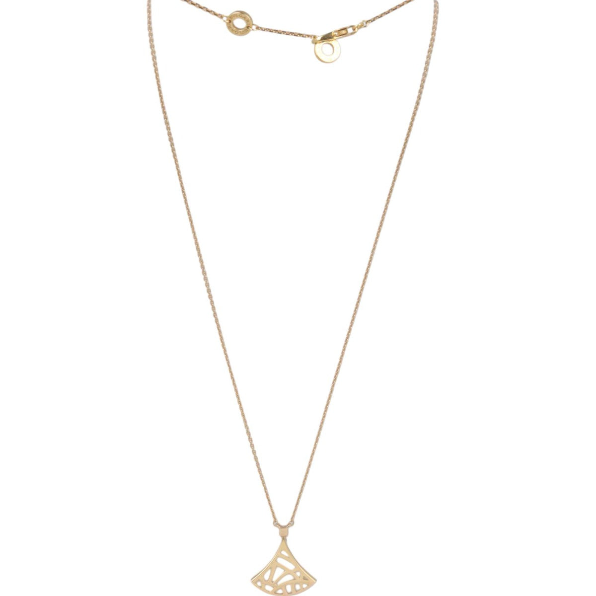 Bvlgari Diva's Dream 18k Rose Gold Diamond Mother of Pearl Pendant Necklace