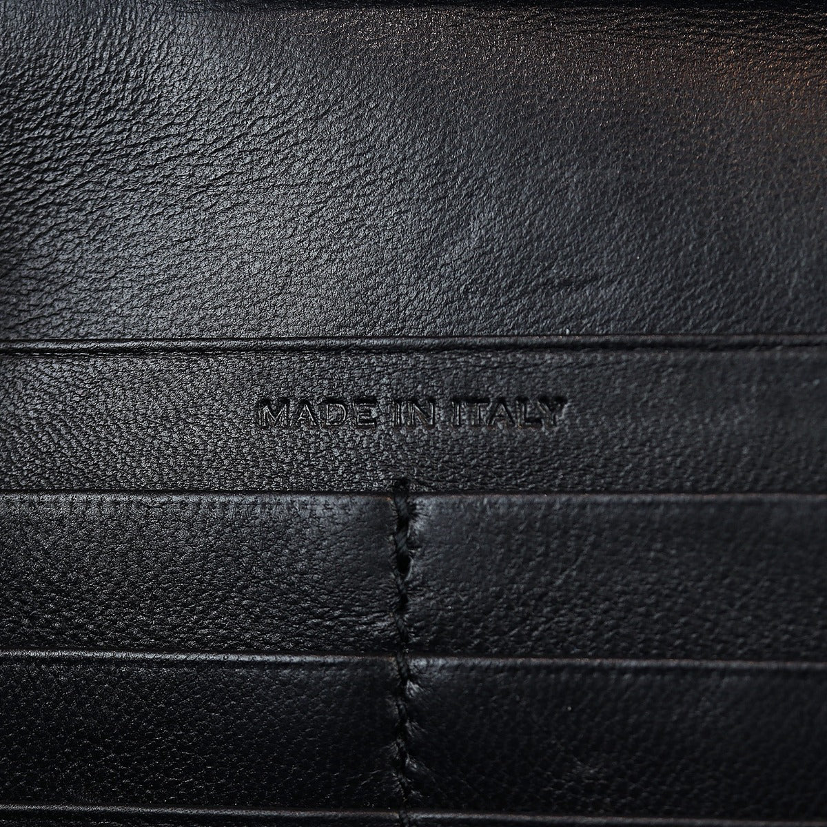 Saint Laurent Kate Chain Wallet Croc-Embossed Interior Stamp
