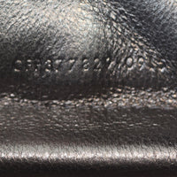 Saint Laurent Kate Chain Wallet Croc-Embossed Date Code