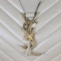 Saint Laurent Chevron Shopping Tote Hardware