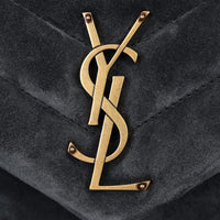 Saint Laurent Loulou Small Velvet Harwdare