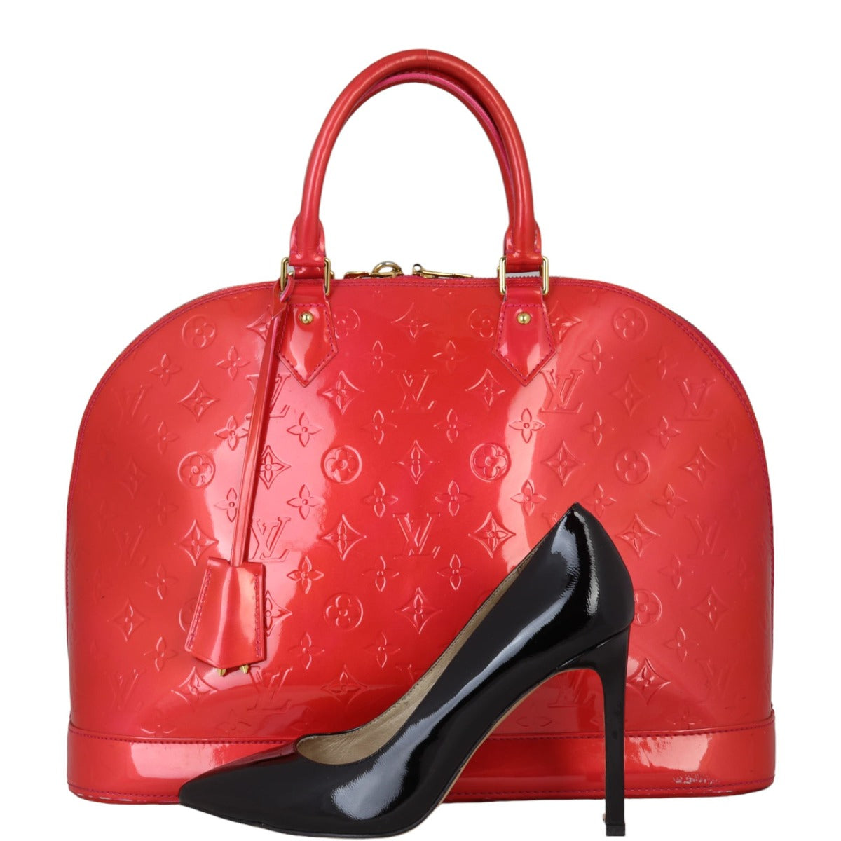 Louis Vuitton Alma GM Monogram Vernis | Orange