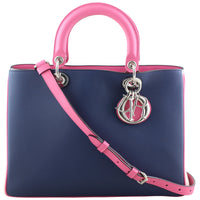 Diorissimo Tricolour Tote Medium Front with Strap