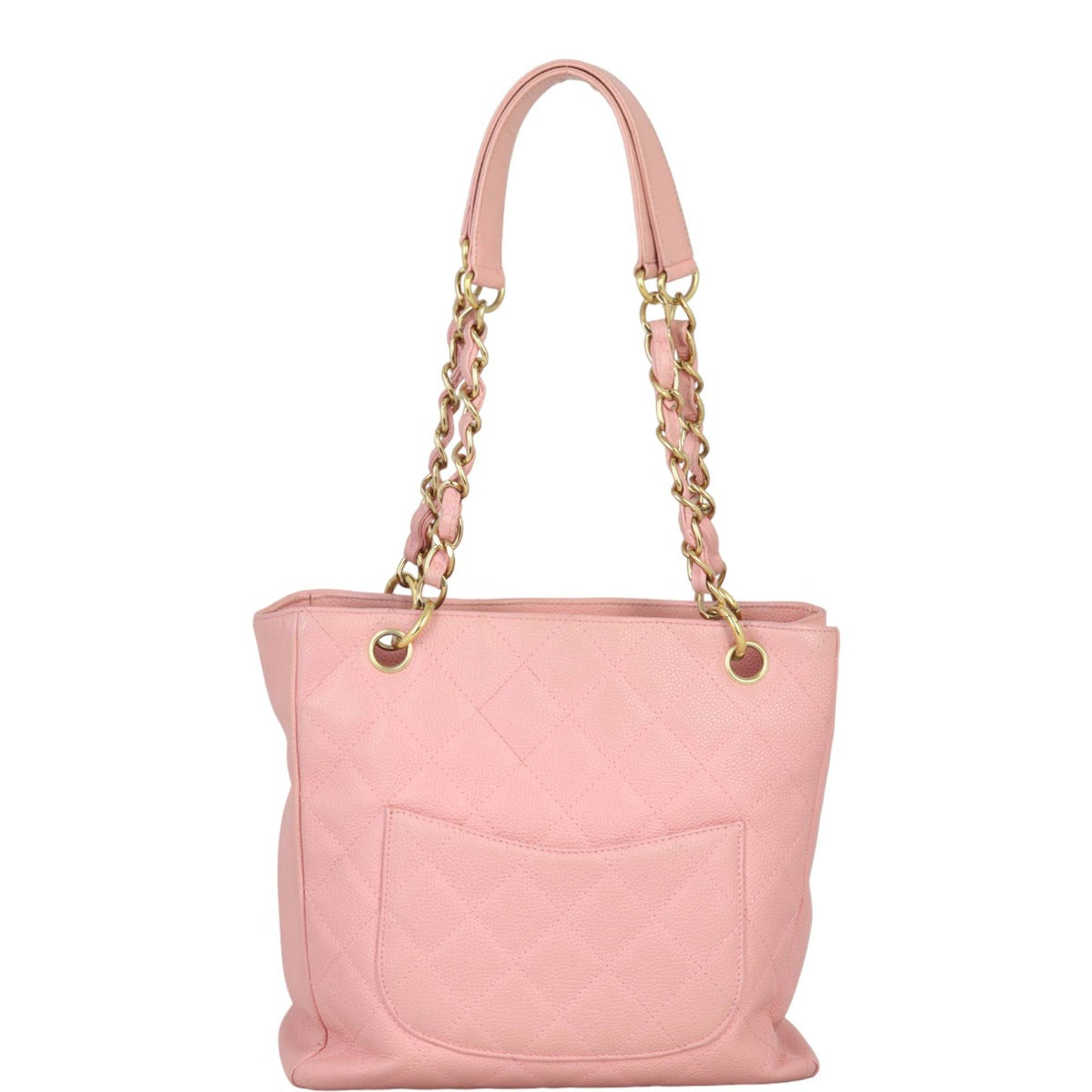 Chanel Petite Shopping Tote |  Light Pink Caviar