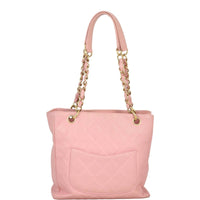 Chanel Petite Shopping Tote |  Light Pink Caviar
