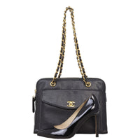 Chanel Vintage Pocket Zip Tote