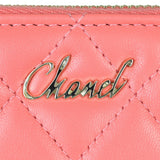 Chanel Camellia Zip Around Wallet  Hardware