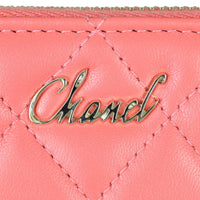 Chanel Camellia Zip Around Wallet  Hardware
