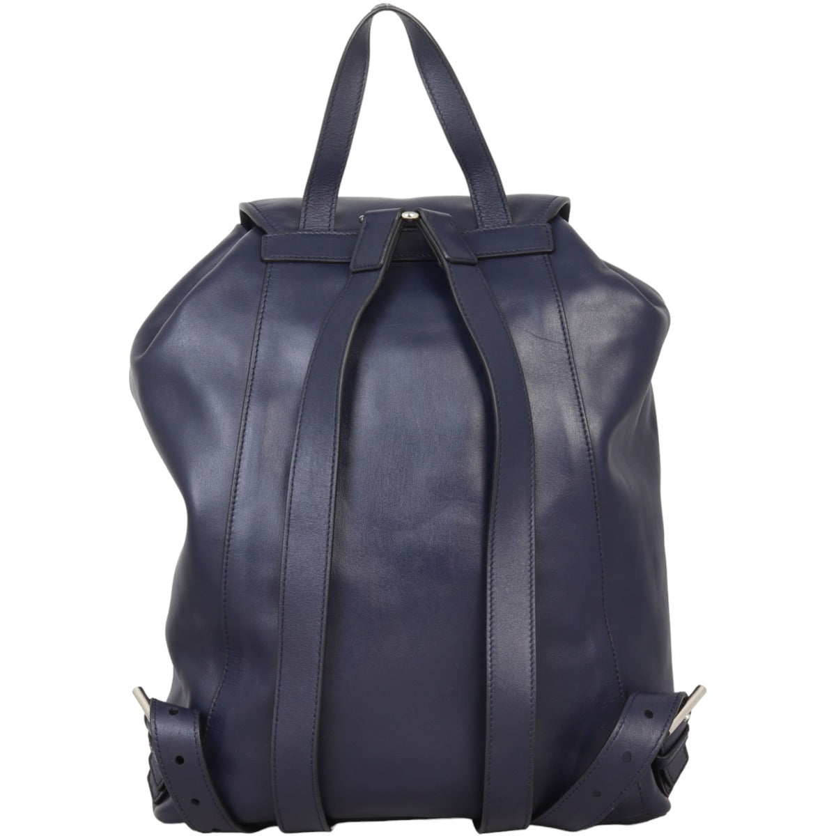 Prada Soft Calf Zip Pocket Backpack